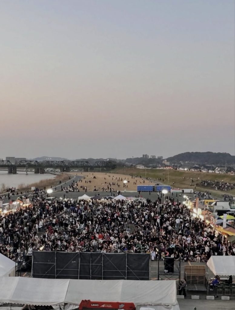 中間市花火大会　春祭り　なかま